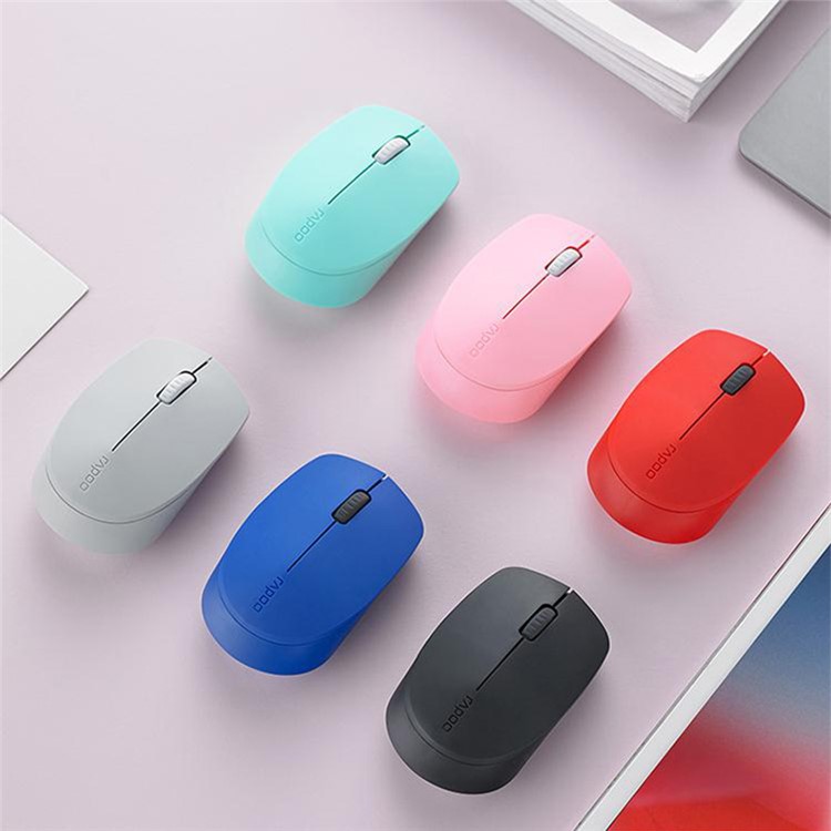 Rapoo A100G 2,4ghz Wireless Bluetooth Mouse Com 1300dpi Para PC Laptop Android Windows - Preto-6