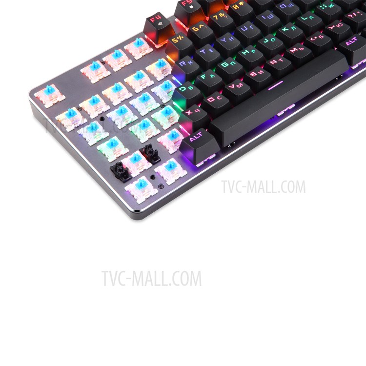 K73 Russian USB Mechanical Keyboard Wired Keyboard with Backlight-4