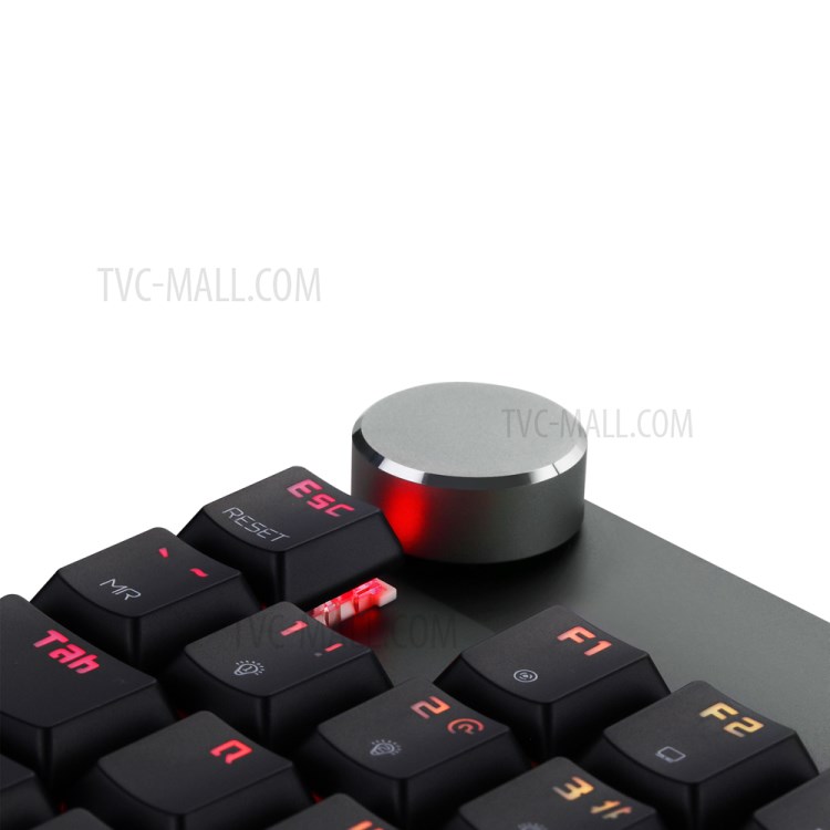 MOTOSPEED GK81 2.4GHz / USB Wired Dual Mode Blue Switch 104 Keys Mechanical Keyboard - Black-7
