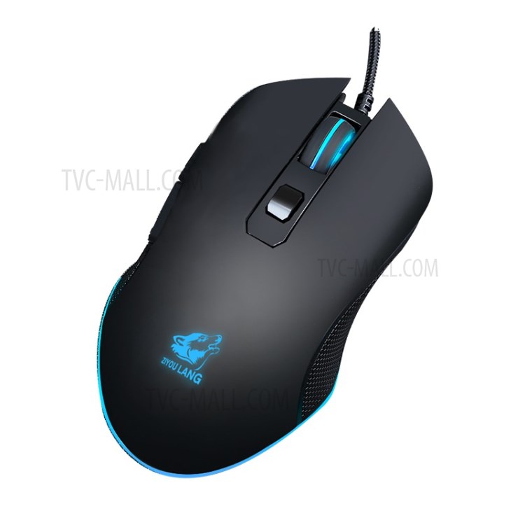 FREE WOLF V1 USB Wired 3200DPI Gaming Mouse 8 Buttons Mechanical Mouse-8