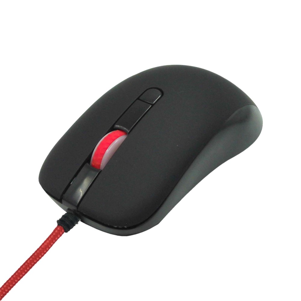 60pcs Fantech G10 Ergonomie Gamin Câblé Souris Optique De Jeu Réglable 4800 Dpi Souris Avec Lumière Colorée - Noir-1
