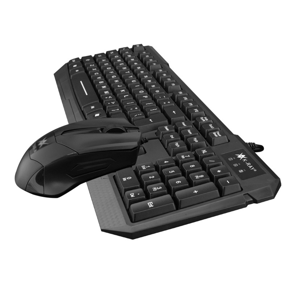 K-RAY KM5800 USB Wired Keyboard and Mouse Set for Laptop/PC Computer-1