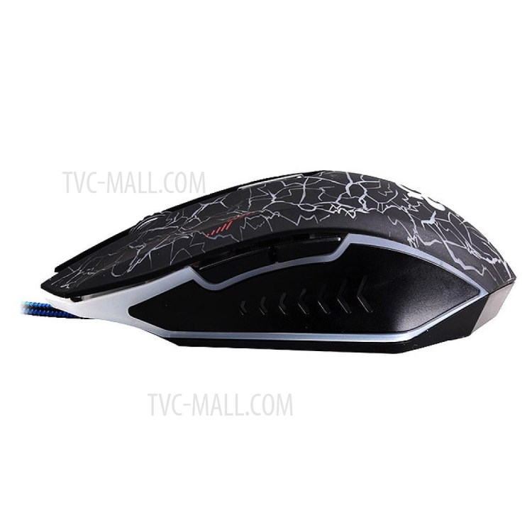 MC Saite A70 USB Wired LED Breathing Back-Light Mouse with Built-in Stable Weight-4