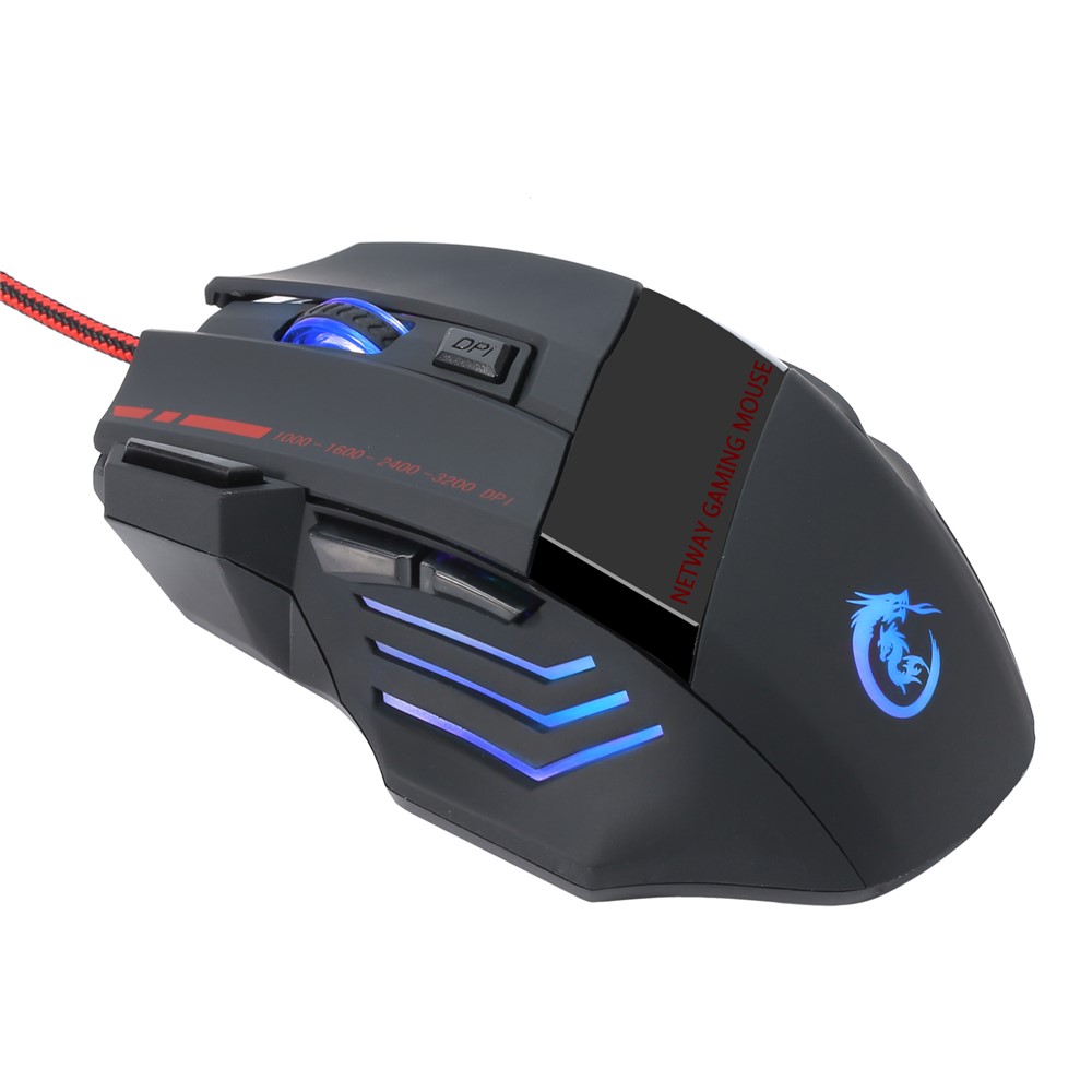 HXSJ A907 5500 DPI Adjustable 7 Buttons USB Wired Gaming Mouse Colorful Light Computer Mice-11