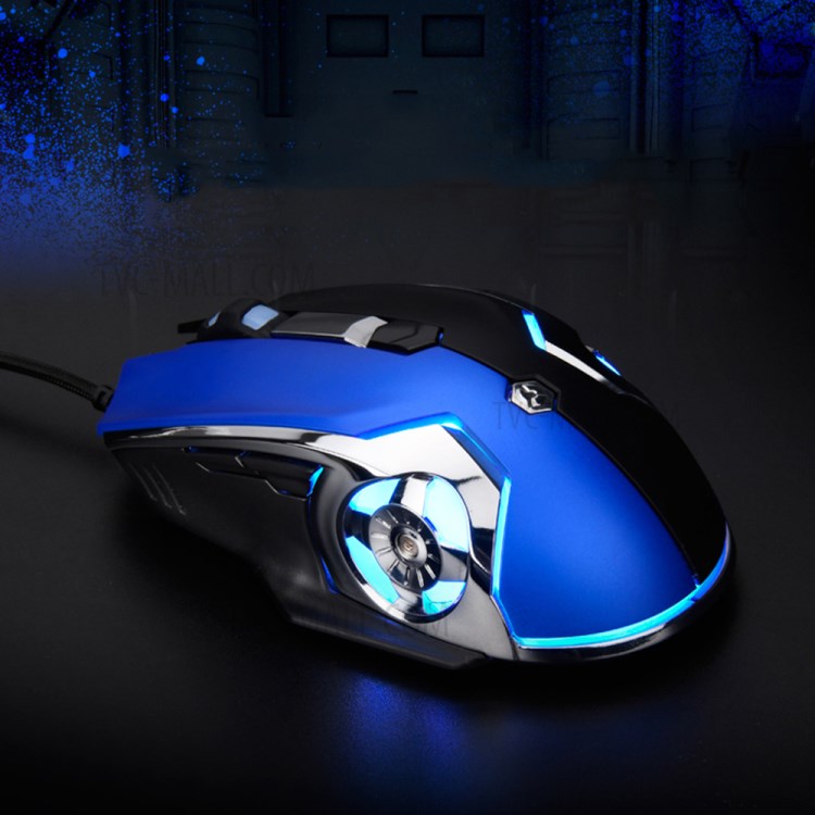 AJAZZ AJ120 Ergonomic USB Wired Gaming Mouse RGB Backlight 3200DPI Gamer Mice for PC Laptop Computer - Black / Red-8