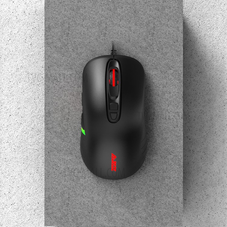 AJAZZ AJ125 Gaming Mouse Wired Mute Gamer Mice 7 Button USB Computer Mouse 10000 DPI Adjustable for Computer PC Laptop - Black-11