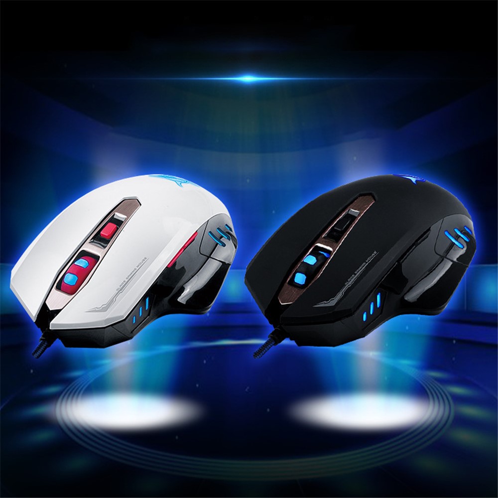 K-RAY M718 Gaming Mouse with Colorful Backlit 3200DPI Adjustable Ergonomic Wired Mice - Black-7