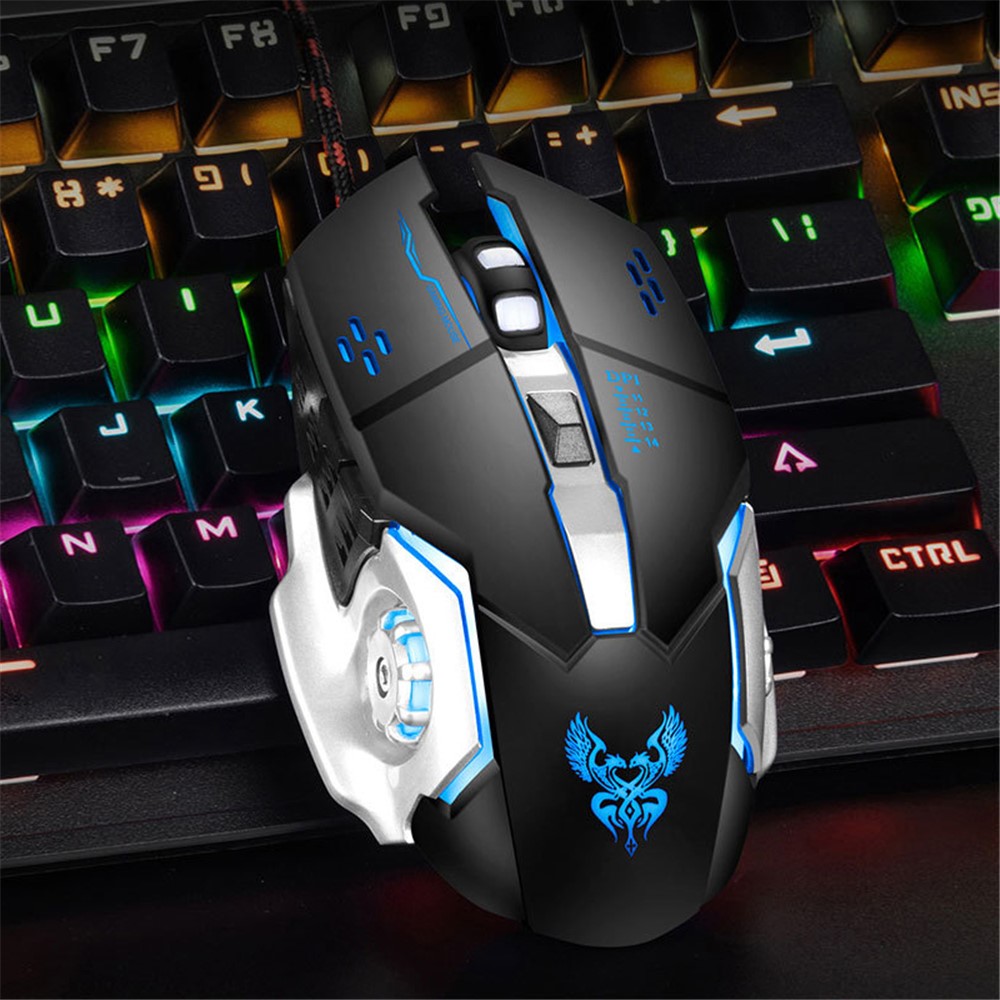 X1 USB Wired Gaming Mouse 1200/2400/3200/4800 DPI 6-Key Ergonomic Optical Mouse-3