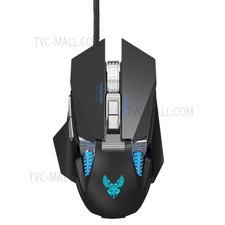 GM98 Mechanical USB Gaming Mouse 7-Key Programmable Optical Wired Mouse for Notebook Desktop Computer - Black-2