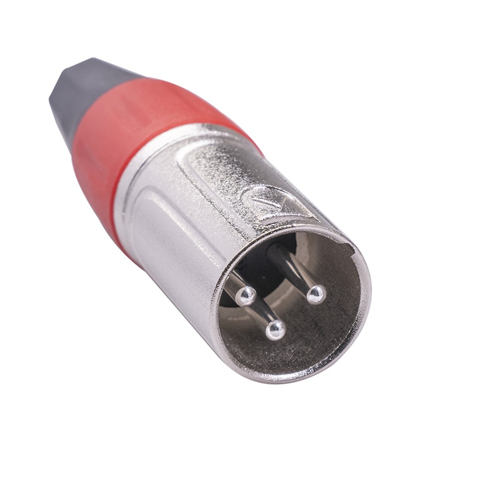 1 Pair XK401 Silver Plated 3Pin XLR Female and Male Connector Microphone Audio MIC Adapter Converter-5