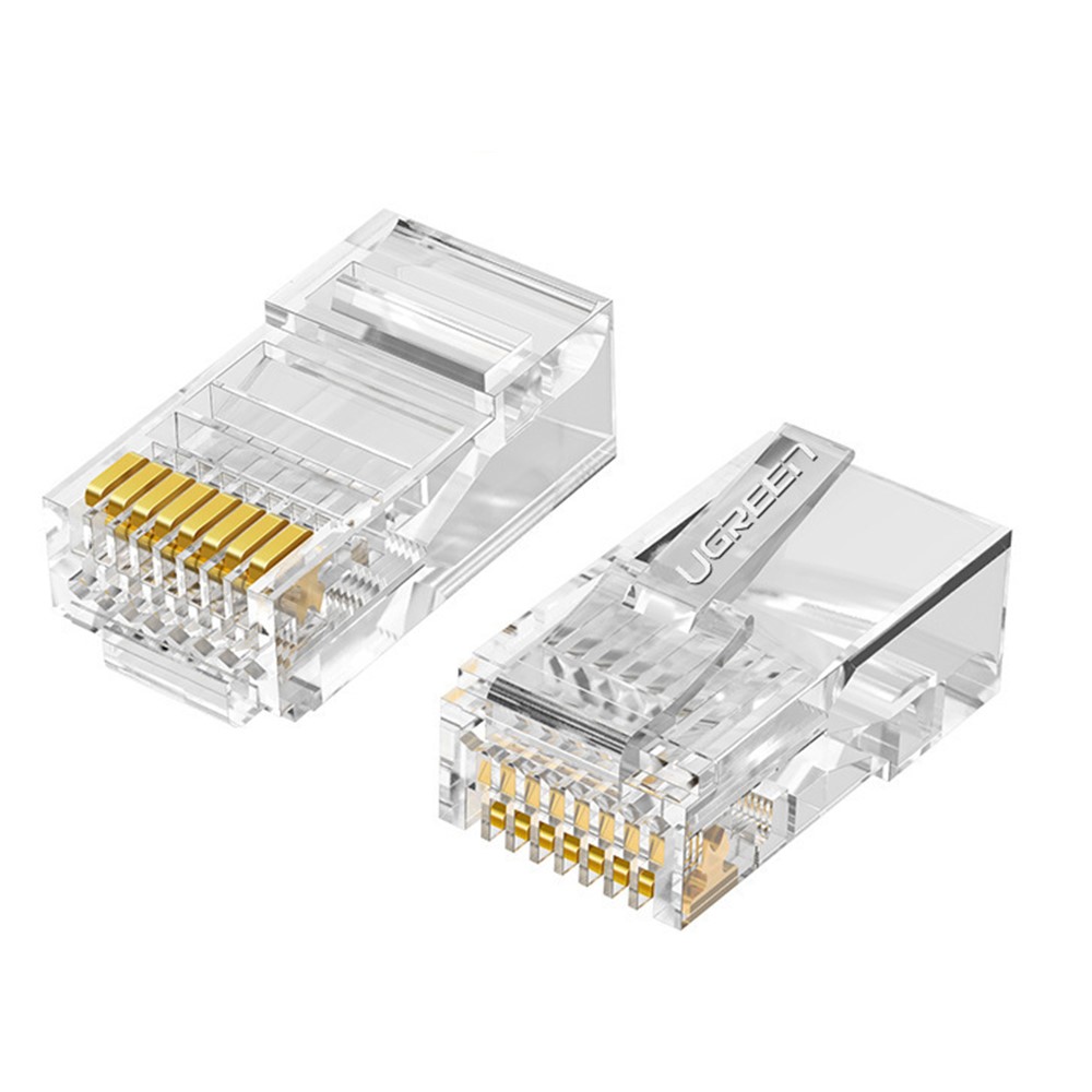 100Pcs UGREEN 60558 Cat6 RJ45 Connector Ethernet Cable Plugs 8P8C Crimp Modular UTP Network LAN Connectors-7