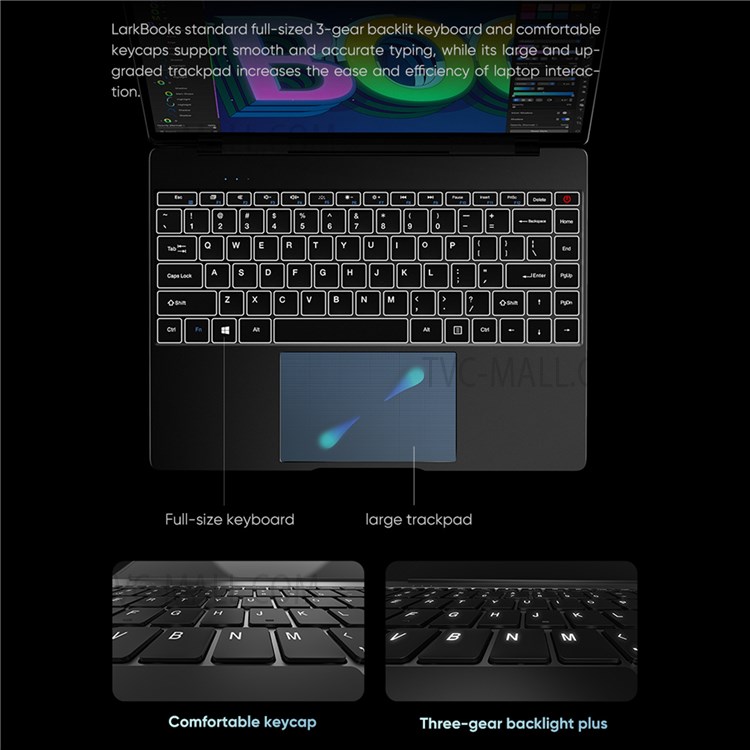 CHUWI LarkBook X 14" IPS Intel Celeron N5100 Business Office Computers 8GB LPDDR4X 256GB SSD Ultralight Portable Laptop - US Plug-13