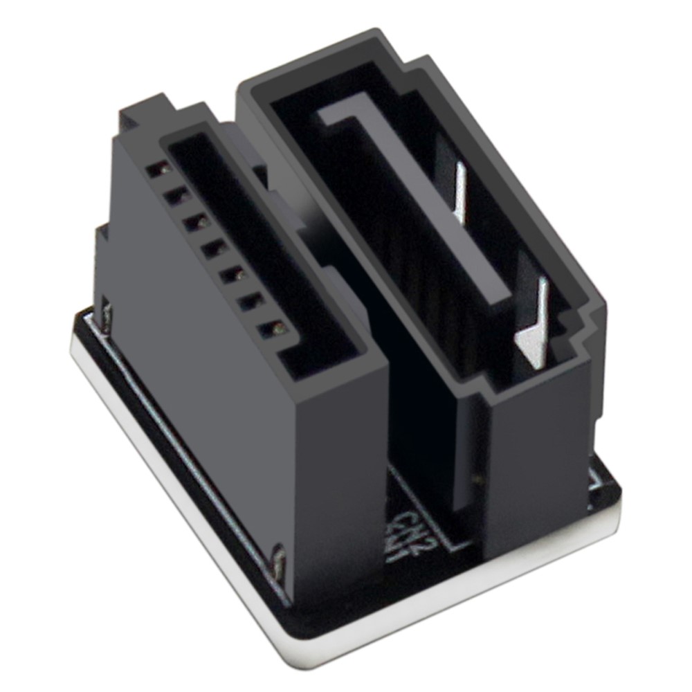 SA-019 360-Degree Elbow Design SATA 7Pin Female to 7Pin Male Computer Adapter for Desktops SSD HDD Mainboard Motherboard-1