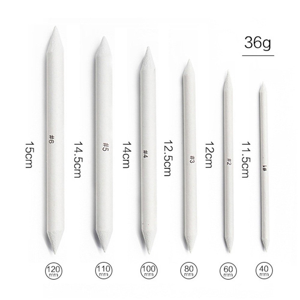 220327 27Pcs Blending Stumps Art Paper Drawing Tools with Pointed Sanding Boards for Student Artist Sketch Shaders-7