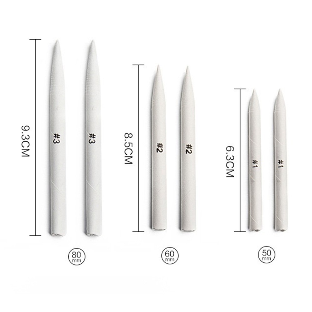 22010915 15Pcs Sandpaper Blending Paper Stumps Sketch Pencil Extension Rod Extender Sharpen Drawing Tool-7