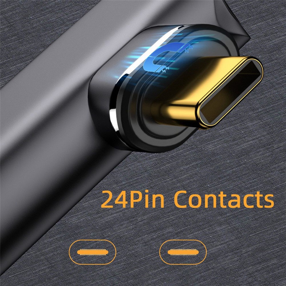 UC-028-AFB Magnetic Connector Type-C Male to USB 3.0 Female 10Gbps Data Transfer Adapter for Laptop Phone-9