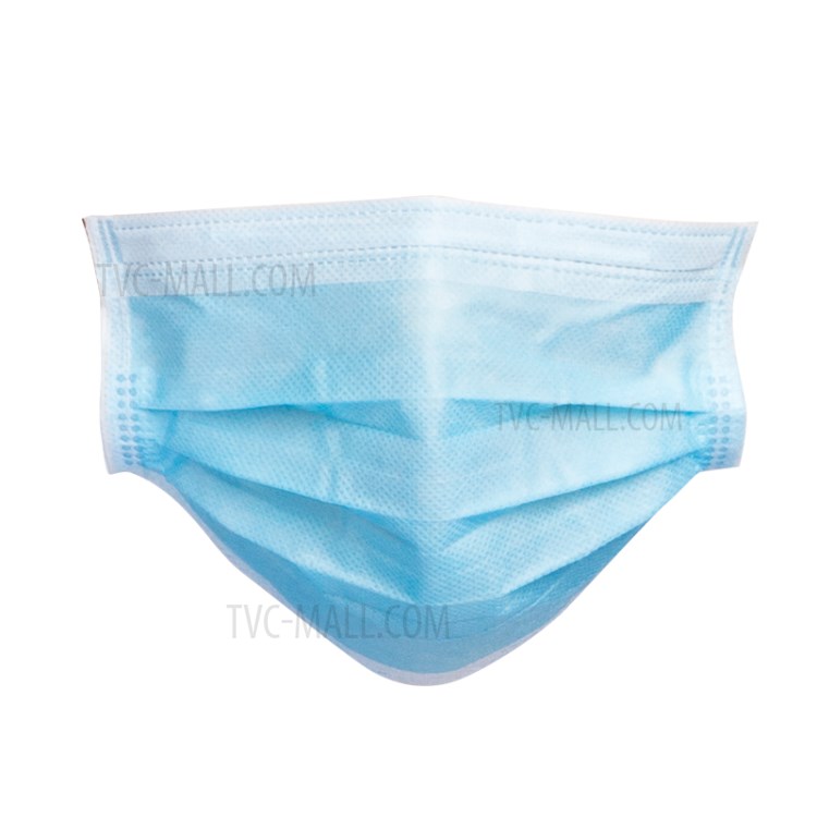 NXE 50Pcs/Bag Disposable Masks 3-Layer Dustproof Anti-virus Facial Protective Masks-1