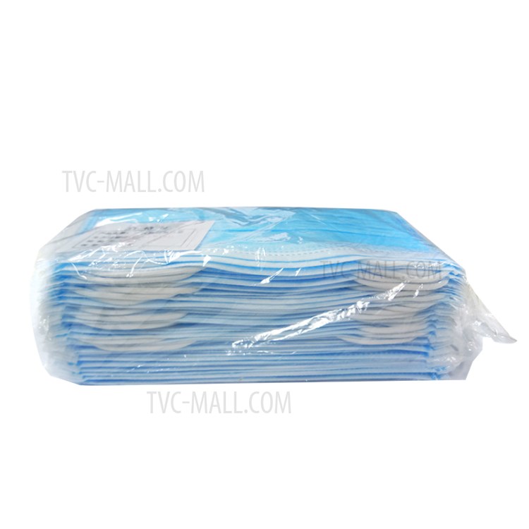 NXE 50Pcs/Bag Disposable Masks 3-Layer Dustproof Anti-virus Facial Protective Masks-4