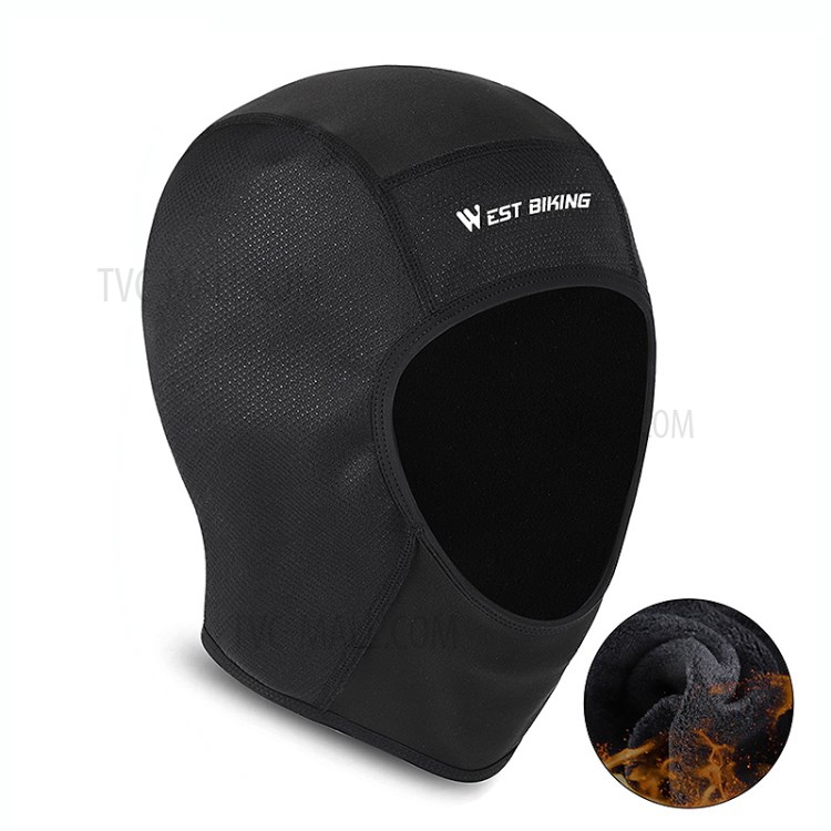 WEST BIKING Cycling Skull Cap Thermal Fleece Windproof Head Cover-3