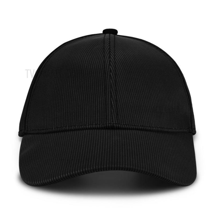 Dazzling LED Luminous Fiber Optic Baseball Cap LED Lighted Up Hat Glow Club Party Hip-Hop Adjustable Sport Cap - Black-1