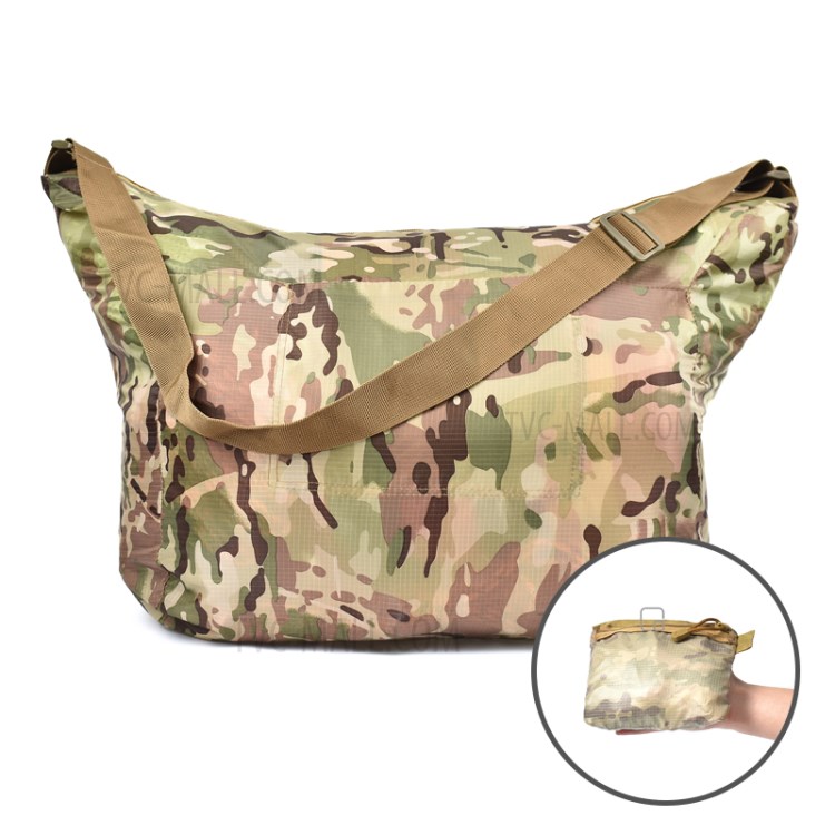 Outdoor Foldable Waterproof Large-capacity Mountaineering Bag Camouflage Portable Storage Bag