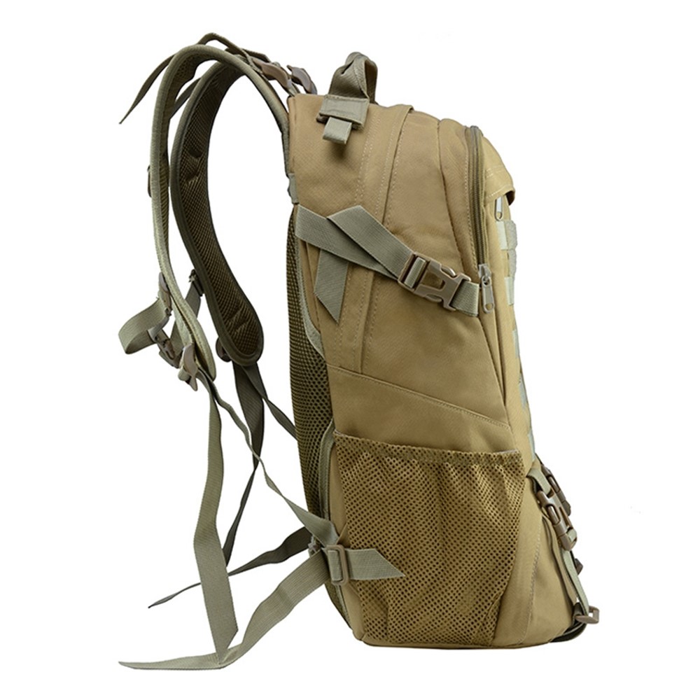 JSM J003 27L Waterproof Military Tactical Backpack Outdoor Army Assault Pack Hiking Trekking Rucksack - Khaki-2