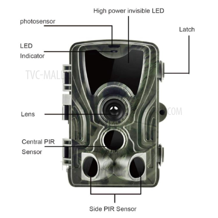 HC801A 1600 Million Pixel 1080P HD Outdoor Infrared Camera-5