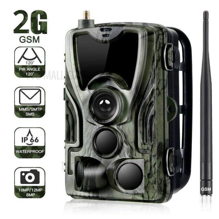 HC801M 2G SMS GSM 1600 Million Pixel Outdoor 1080P HD Infrared Hunting Camera-2