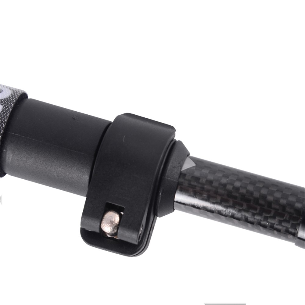 KODENOR 1# 5 Sections Telescopic Trekking Pole Outdoor Hiking 3K Carbon Fiber Walking Stick-5