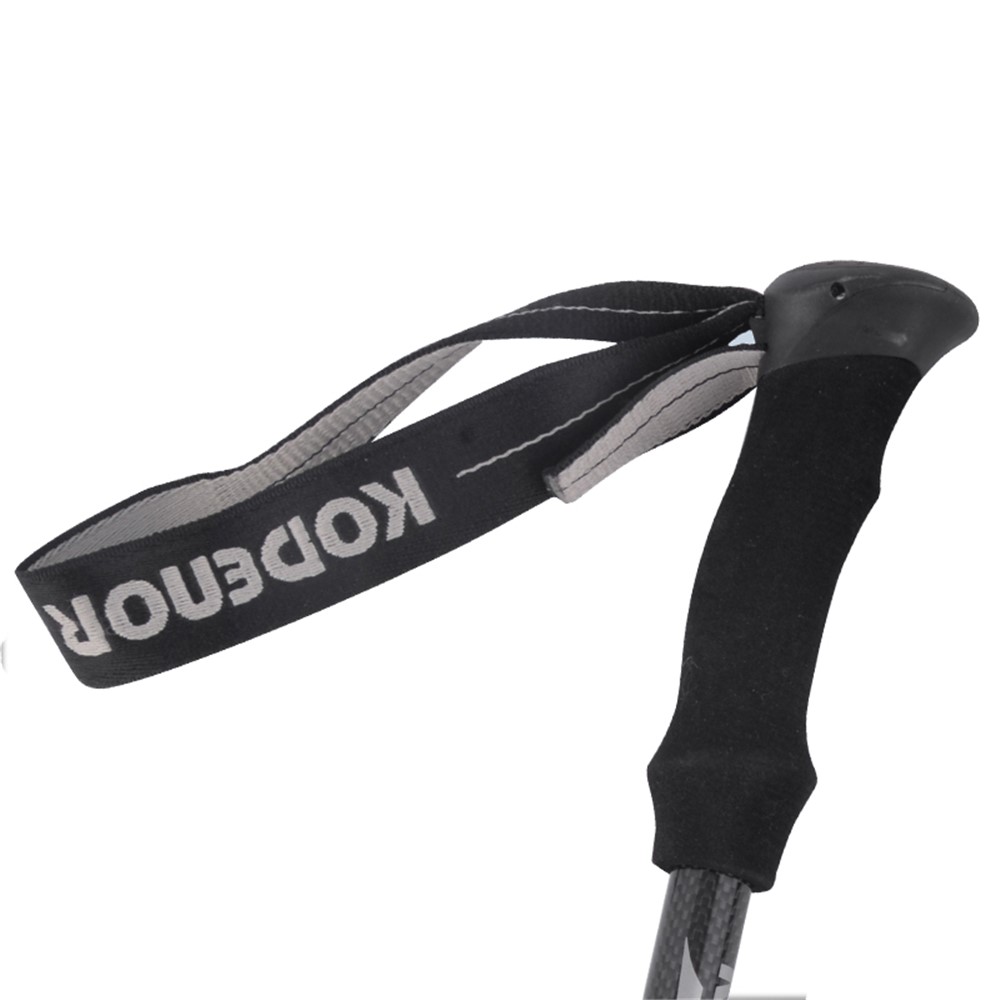 KODENOR 1# 5 Sections Telescopic Trekking Pole Outdoor Hiking 3K Carbon Fiber Walking Stick-6