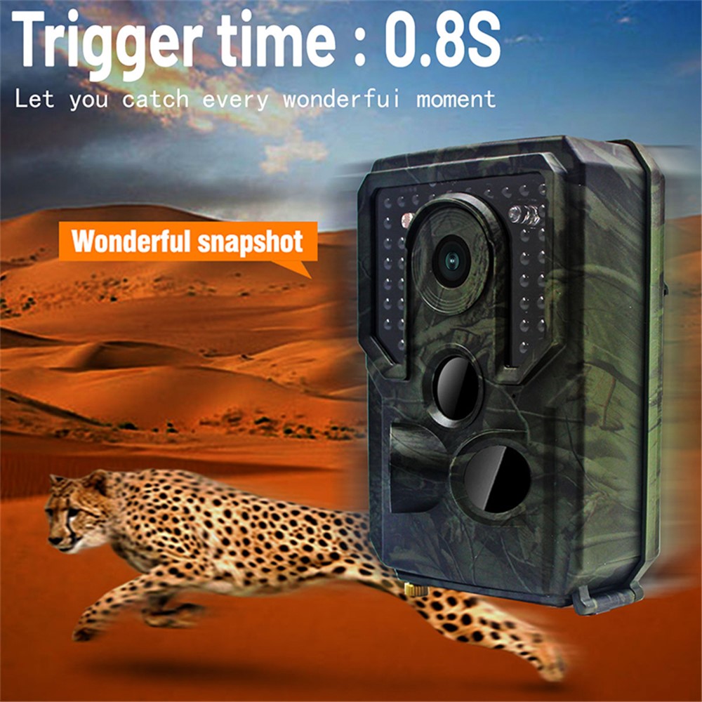 HUNTERCAM PR400 PRO 1080P HD Wild Trail Camera 0.8S Trigger 16MP Infrared Induction Hunting Camera-3
