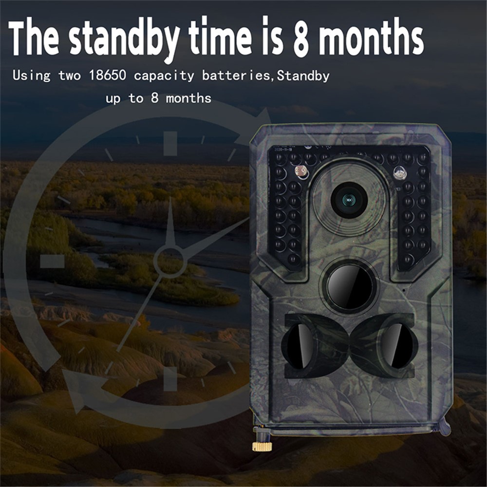 HUNTERCAM PR400 PRO 1080P HD Wild Trail Camera 0.8S Trigger 16MP Infrared Induction Hunting Camera-4