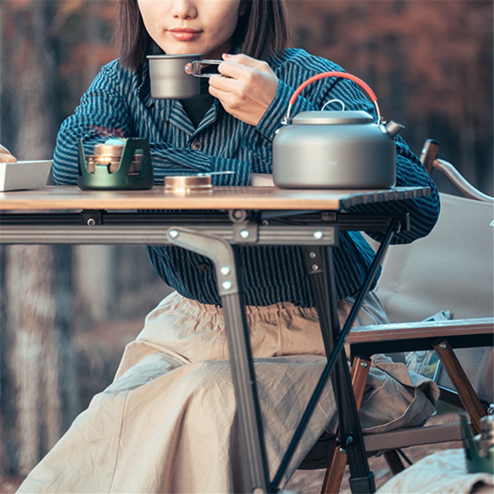HALIN HK314 1.4L Outdoor Camping Kettle Aluminum Tea Kettle with Handle Compact Lightweight Coffee Pot for BBQ Hiking-7