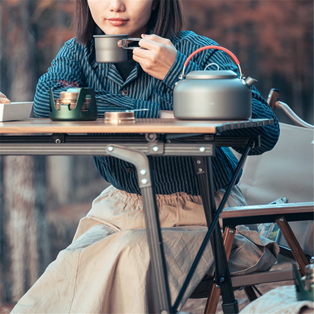 Halin HK314 1.4L Kettle de Chaleira de Alumínio de Acampamento ao ar Livre Com Alça de Cafeteira Leve Para o Churrasco