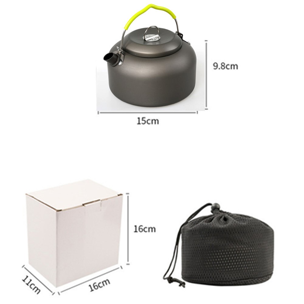 HALIN HK314 1.4L Outdoor Camping Kettle Aluminum Tea Kettle with Handle Compact Lightweight Coffee Pot for BBQ Hiking-9