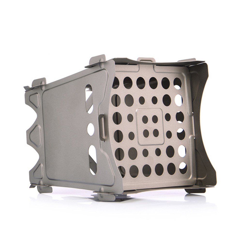 WIDESEA WATS-402M Small Size Detachable Outdoor Titanium Stove Camping Picnic Firewood Burner Cooking Stove-9