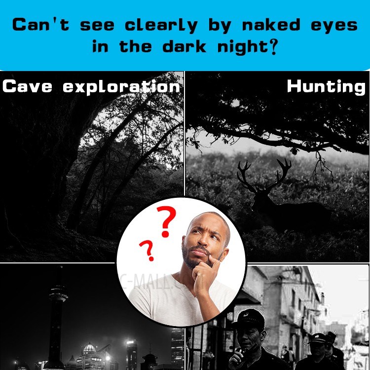 HD Powerful Sight Infrared Night Vision Device for Hunting Tactical-3