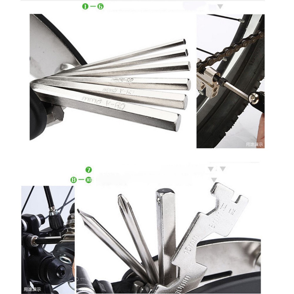 16 in 1 Multi-function Hex Removal Repair Tool for Xiaomi Mijia M365 Electric Scooter Skateboard-3