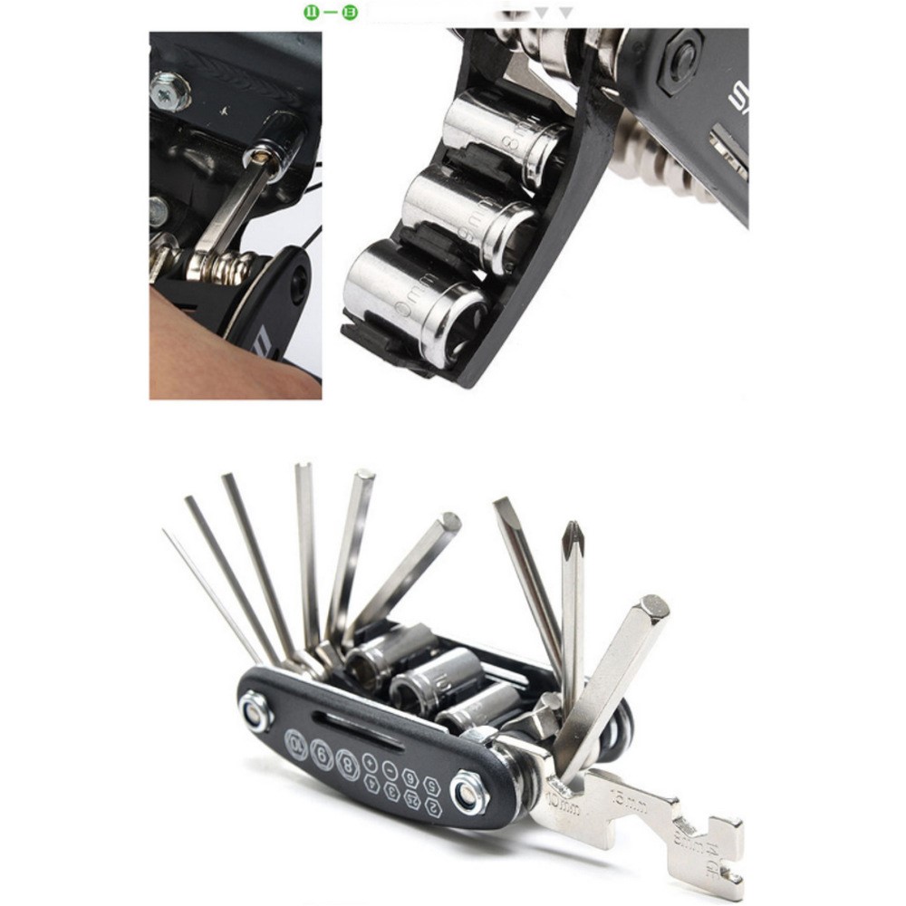 16 in 1 Multi-function Hex Removal Repair Tool for Xiaomi Mijia M365 Electric Scooter Skateboard-4