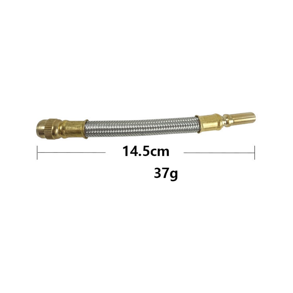 Metal Braided Extension Tube Valve Adapter for Xiaomi Mijia Electric Scooter M365-3