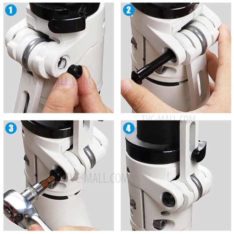 Hinge Pin Hardened Lock Screw Folding Hook for Xiaomi M365 Electric Scooter-8
