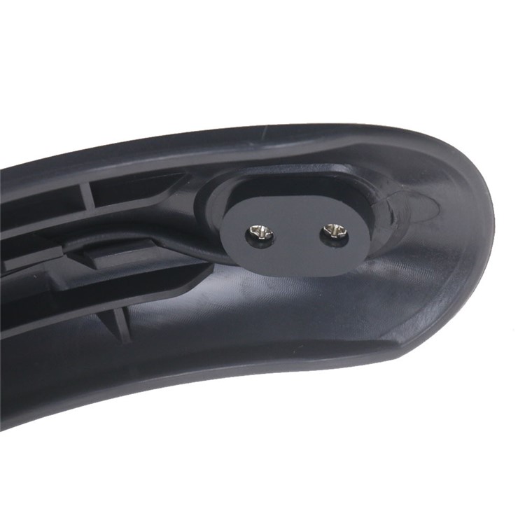 Mudguard + Foot Support + Tail Lamp Heightening Pad + Screws Set for Xiaomi M365 Scooter - Black-3