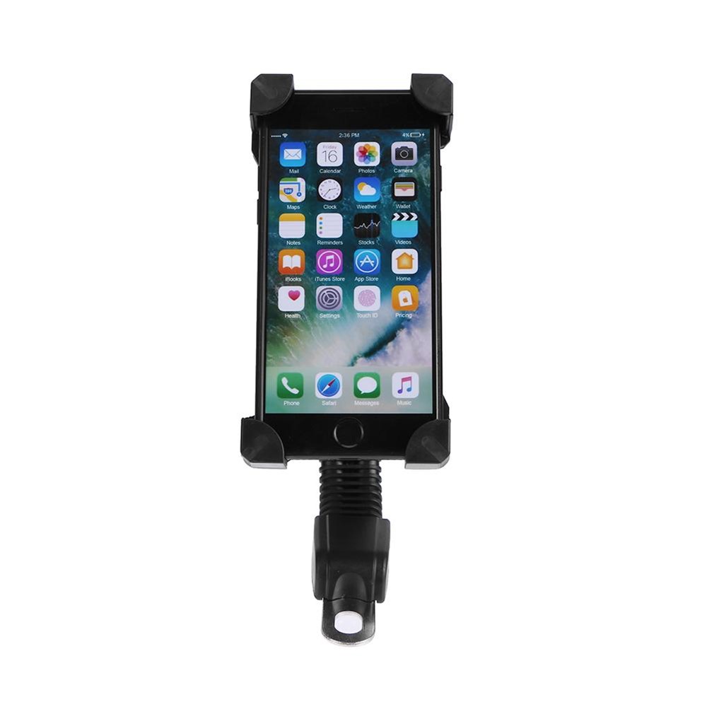 360 Degree Rotation Motorcycle Motorbike Phone Mount Holder Handlebar for 3.5-6.5inch Smartphones-3