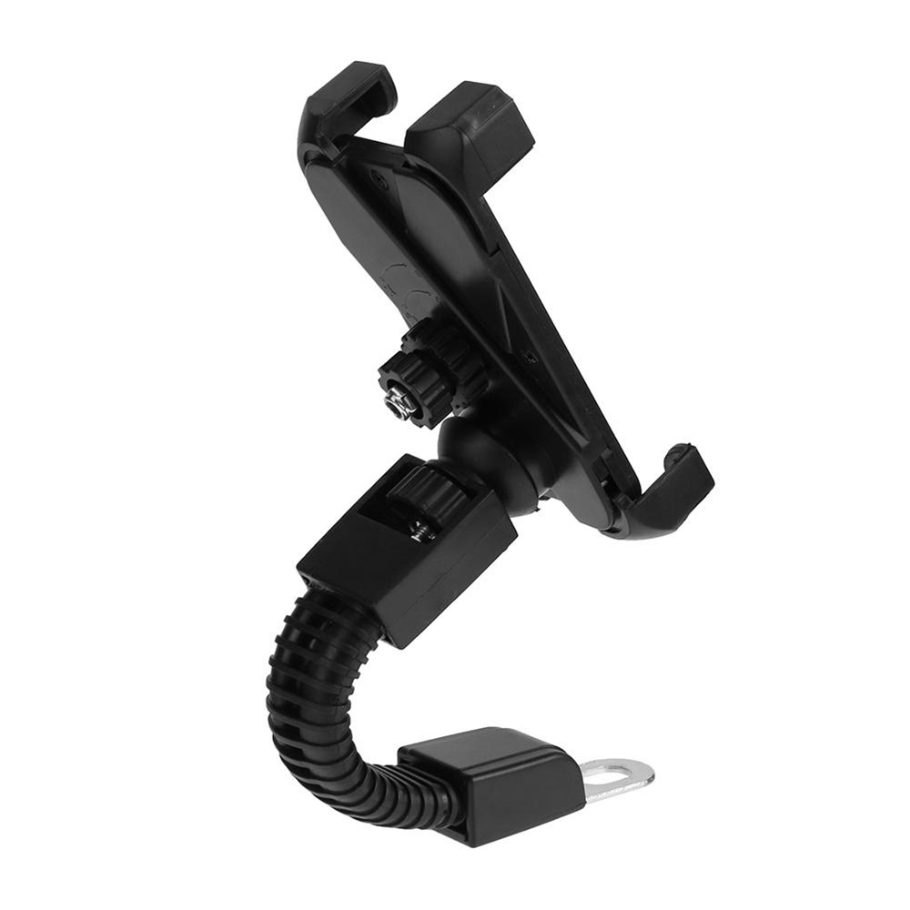 360 Degree Rotation Motorcycle Motorbike Phone Mount Holder Handlebar for 3.5-6.5inch Smartphones-6