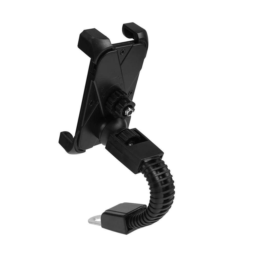 360 Degree Rotation Motorcycle Motorbike Phone Mount Holder Handlebar for 3.5-6.5inch Smartphones-8