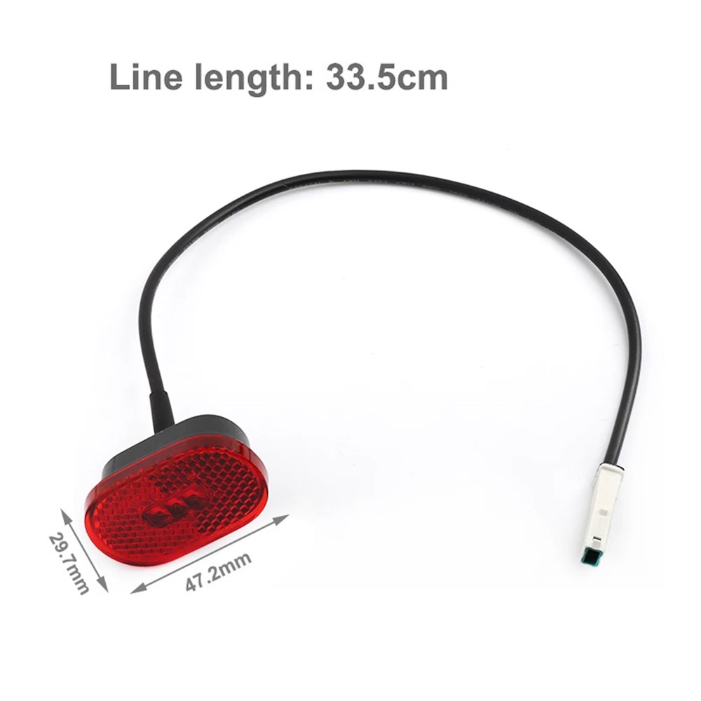 For Xiaomi Mi Electric Scooter Pro 2 Bright LED Back Taillight Easy to Install Tail Light Cycling Accessories