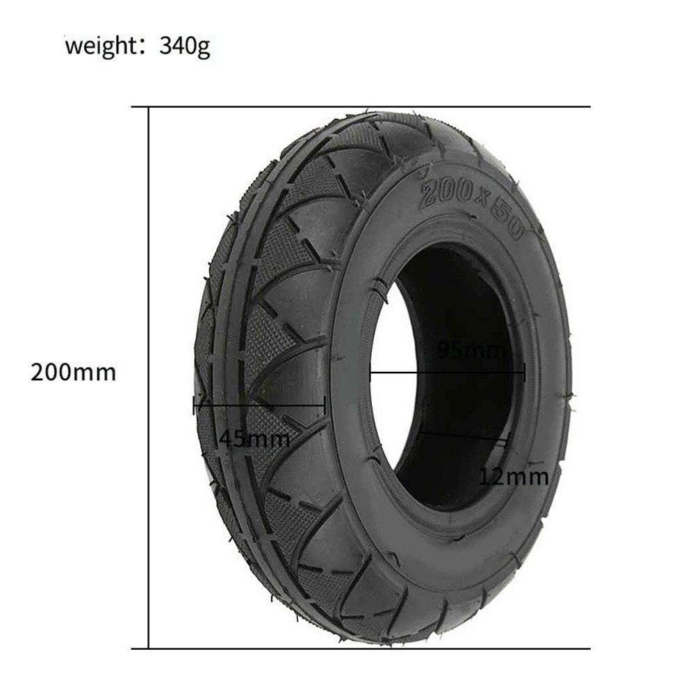 For KUGOO S1 S2 S3 8 Inch Shock-absorbing Anti-slip Rubber Scooter Tire Electric Bicycle Accessories-5