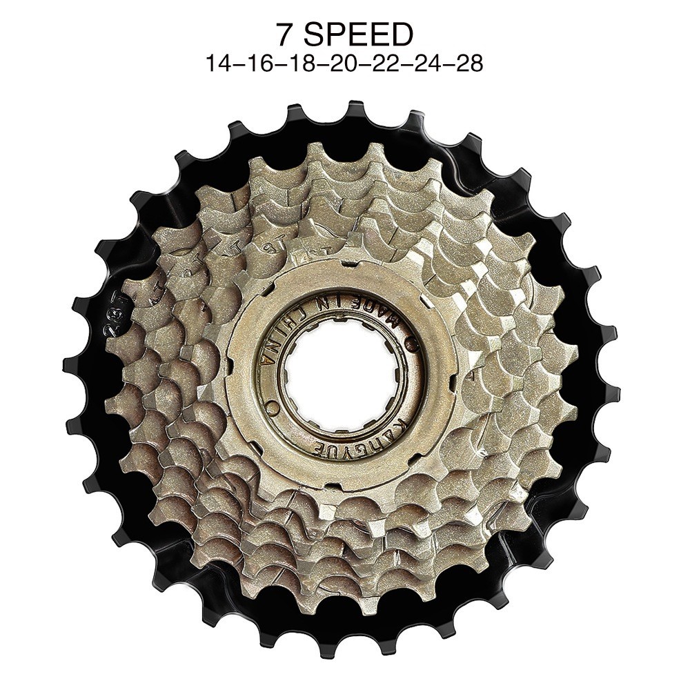 MEIJUN MTB Road Bike 7 Speed Freewheel Cassette Sprocket Bicycle Freewheel Replacement Parts-6