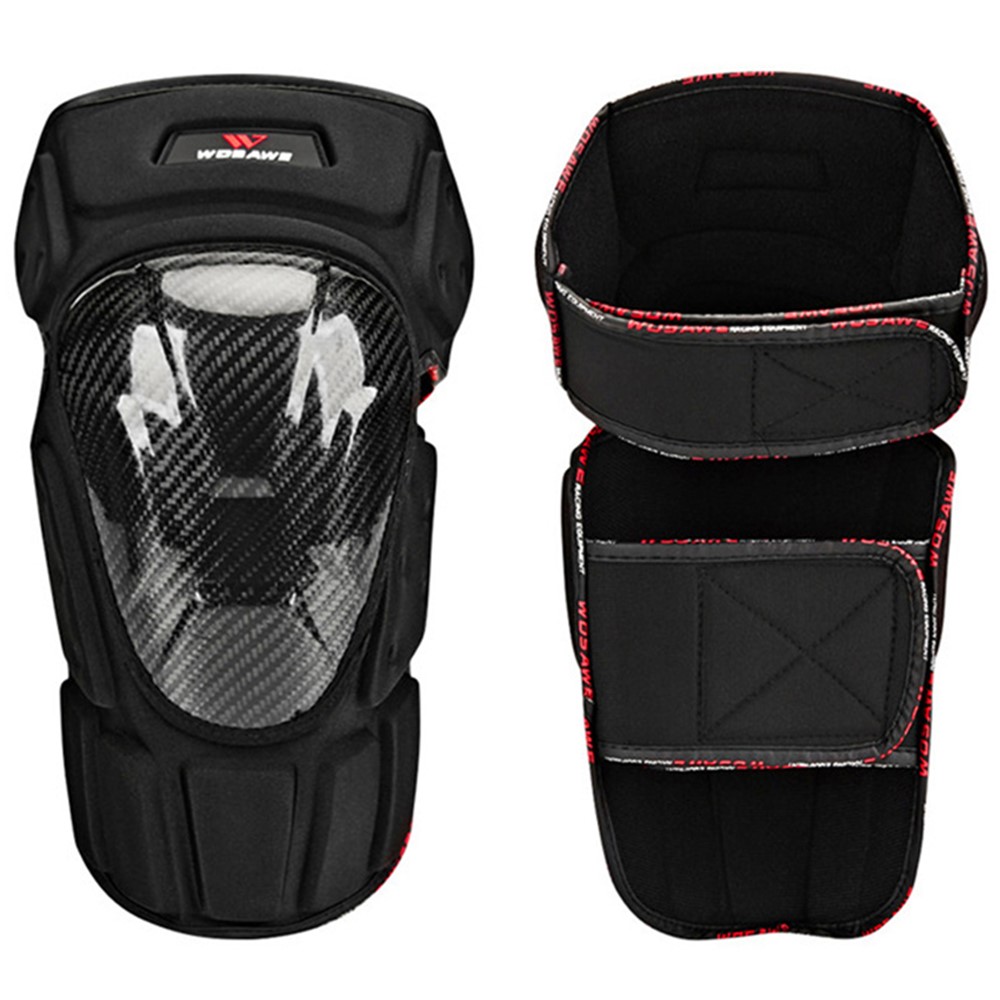 WOSAWE ML332-HZ 1 Pair Carbon Fiber Motorcycle Riding Elbow Pads Hard Shell Anti-fall Anti-collision Elbow Protective Gear-2