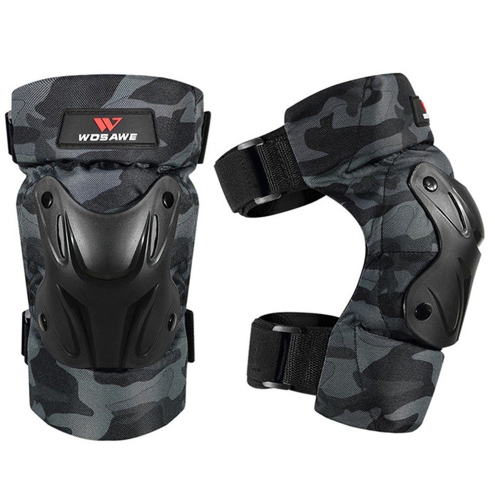 WOSAWE MO366-HZ 1 Pair Adult Motorcycle Riding Camouflage Elbow Pads Hard Shell Anti-fall Anti-collision Elbow Protective Gear-2